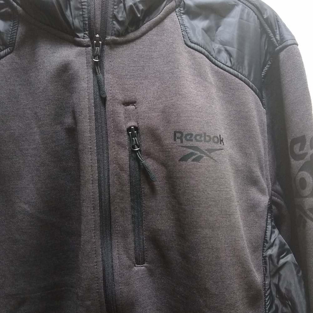Men's Reebok Soft Shell Hoodie Jacket - Picture 2 of 6